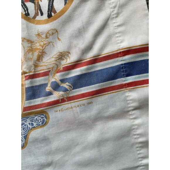 Vintage Star Wars Return Of The Jedi Pillowcase 1983 20th Century Fox GUC - Picture 9 of 9